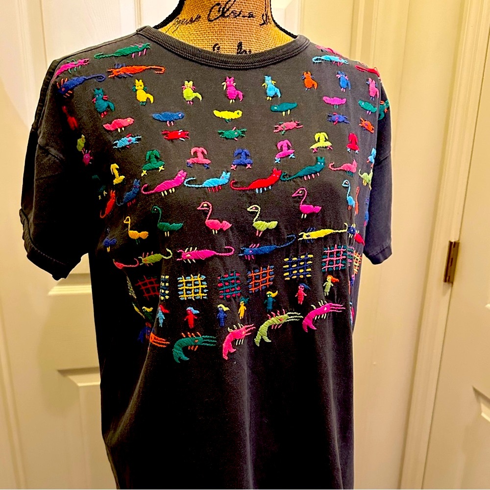 Beautiful hand embroidered T-Shirt!